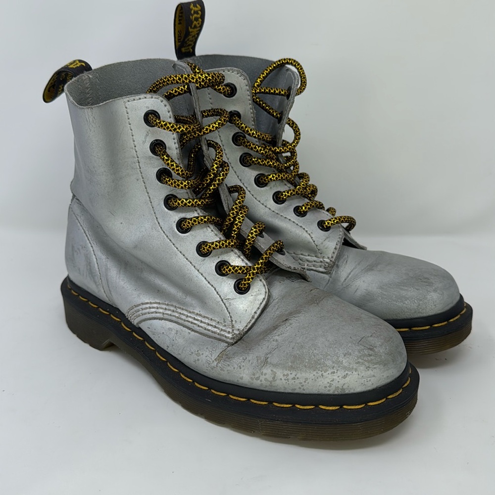 Woman’s Silver Dr. Martens Pascal RS EU 39